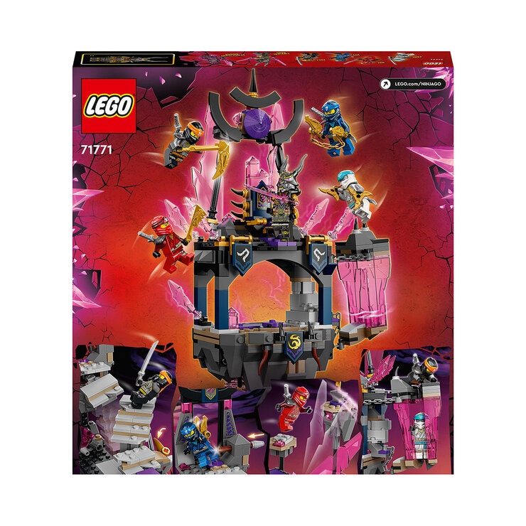 Buy LEGO Ninjago The Crystal King Temple back of Box Image at Costco.co.uk