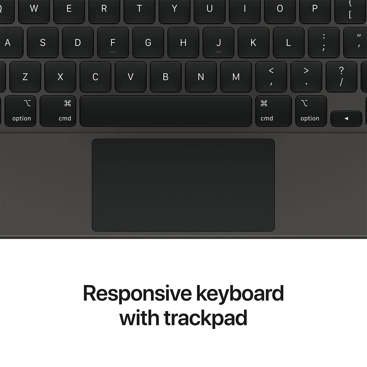 Buy Apple Magic Keyboard for iPad Pro 11-inch (3rd generation) and iPad Air (4th generation) - British English - Black, MXQT2B/A at costco.co.uk