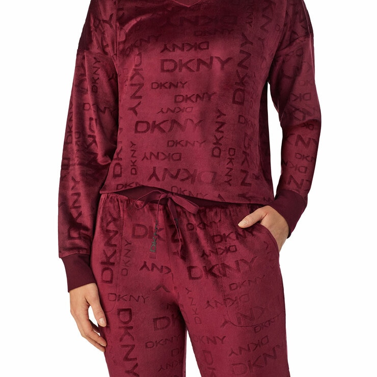 DKNY Velour Lounge Set