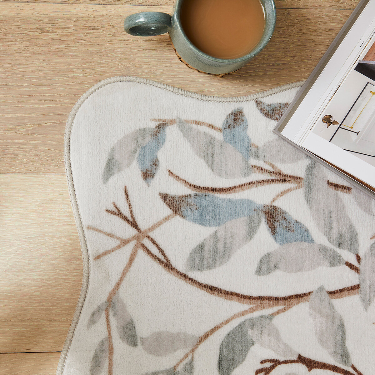 Concept Looms Liberty Floral Washable Rug, in 2 Sizes