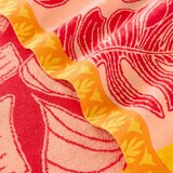 Oversized 100% Cotton Pink Parrot Beach Towel Oversized 100% Cotton Pink Parrot Beach Towel