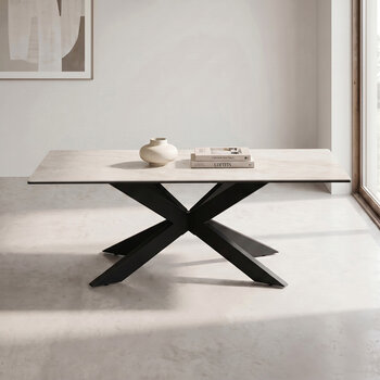 Indus Valley Arden Sand Ceramic Coffee Table