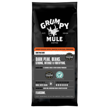 Grumpy Mule Dark Peak Coffee Beans, 1kg