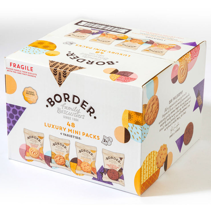 Border Biscuits Luxury Mini Pack Assortment, 48 x 2 Pack Costco UK