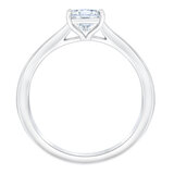 0.70ct Princess Cut Diamond Solitaire Ring, Platinum