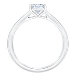 0.70ct Princess Cut Diamond Solitaire Ring, Platinum