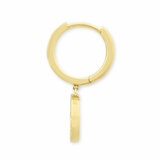 0.29ctw Round Brilliant Cut Diamond Drop Earrings, 14ct Yellow Gold