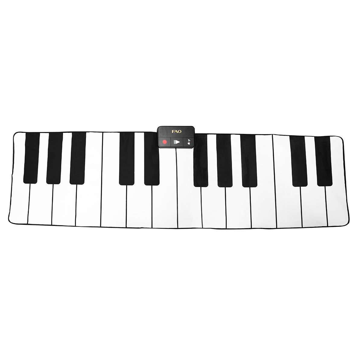 piano swartz mat on white background