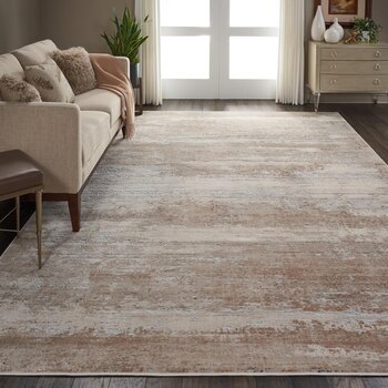 Rustic Textures Blended Beige Rug in 3 Sizes