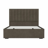 Highgrove Swift Brown Fabric Full Ottoman Bed Frame in 3 Sizes