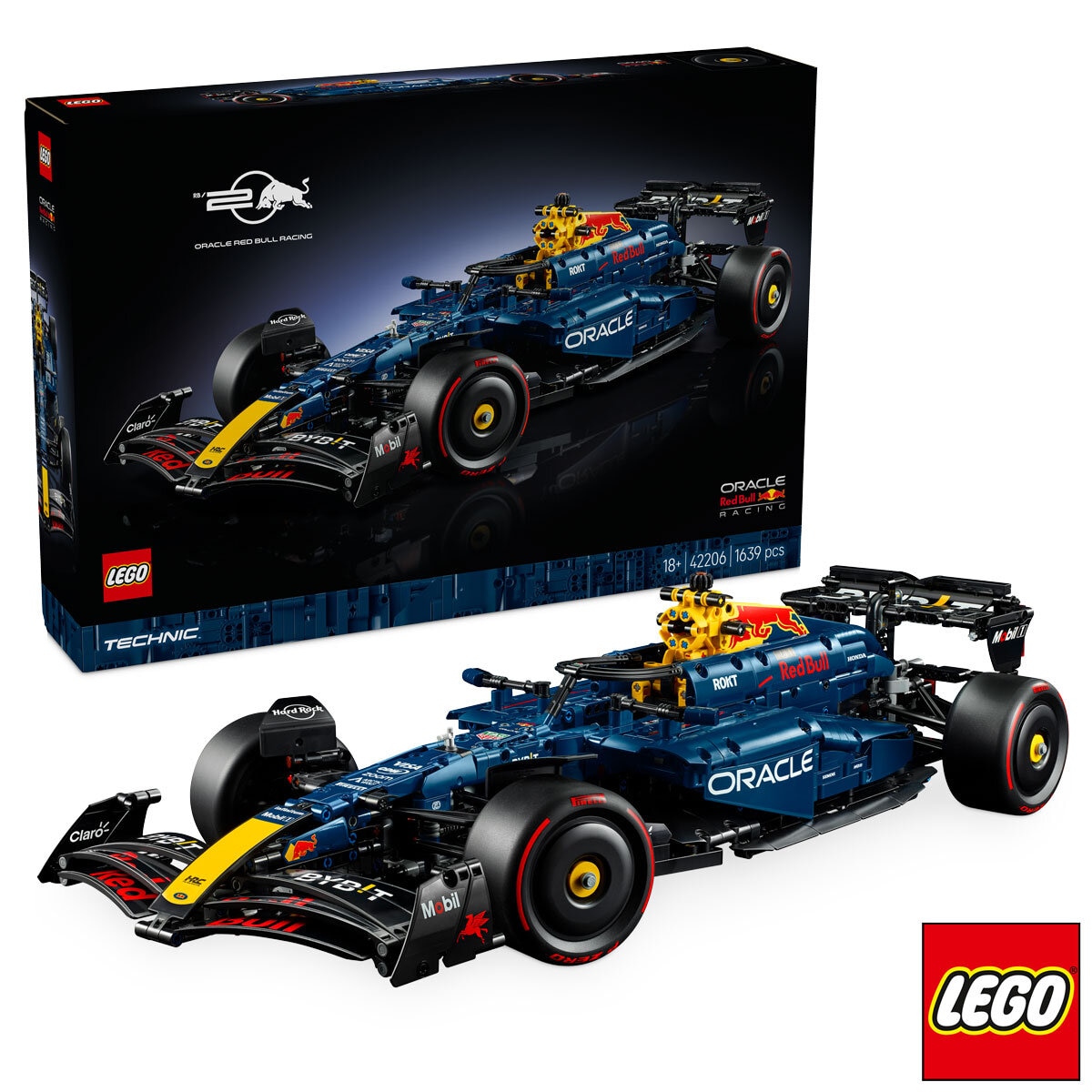 LEGO Technic Oracle Red Bull Racing RB20 F1 Car - Model 42206 (18+ Years)