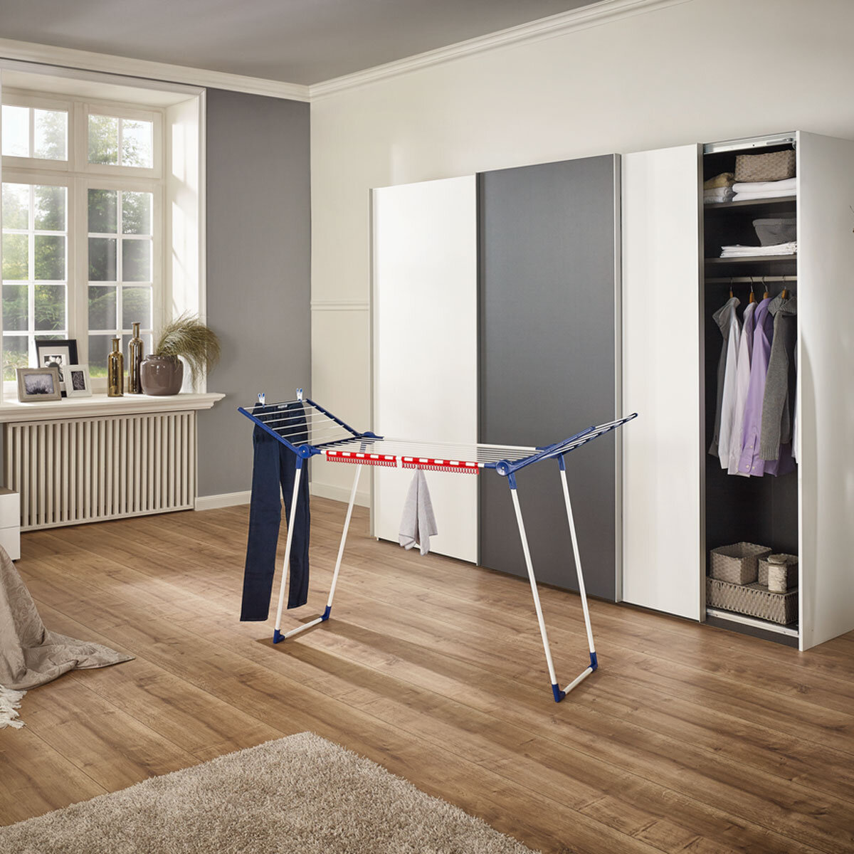 Leifheit Pegasus 150 Slim Drying Rack