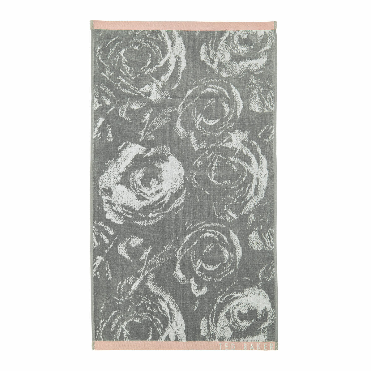 Ted Baker Grey Rose Bath Sheet & Hand Towel Bundle