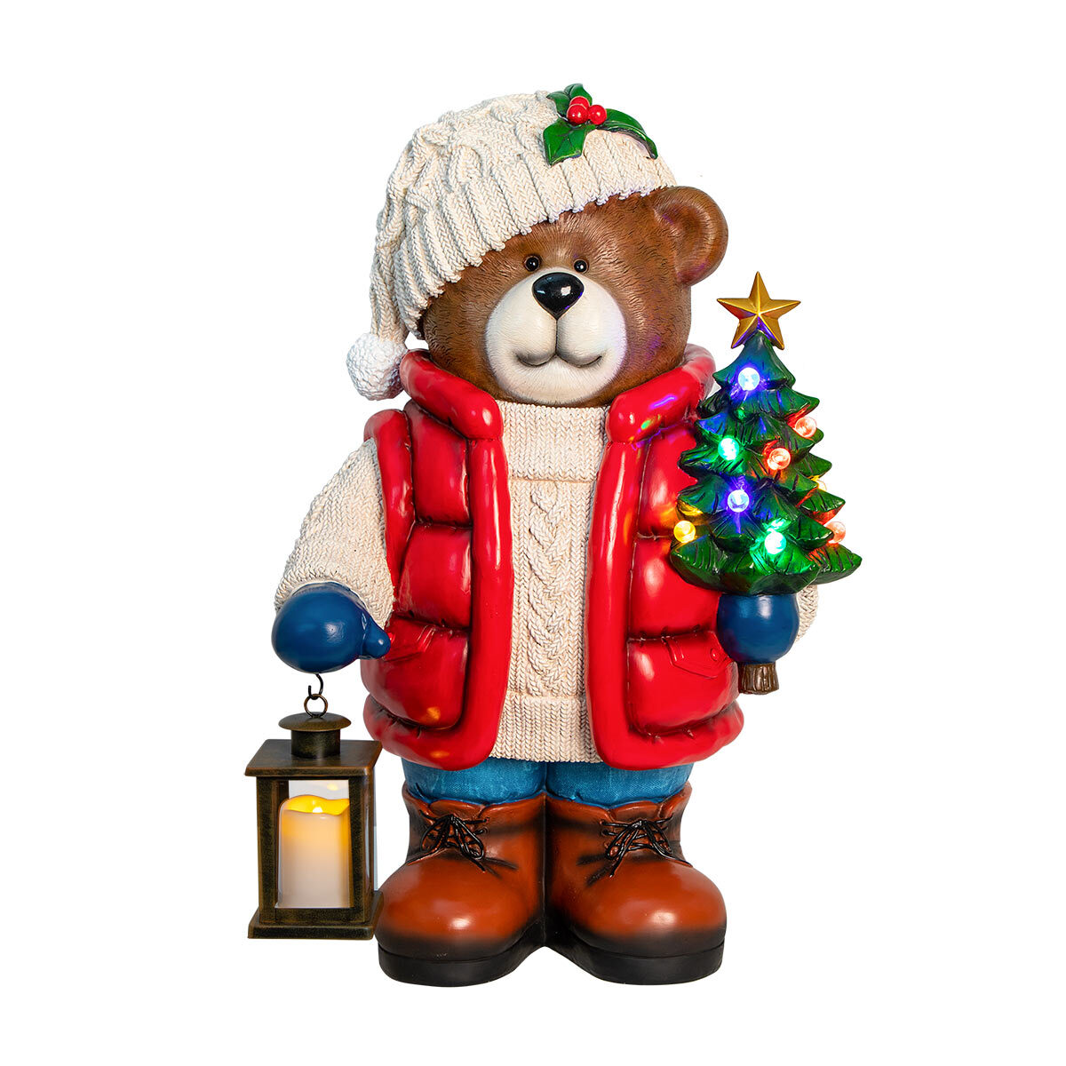 Buy Bear with Lantern Greeter Overview Image at Costco.co.uk