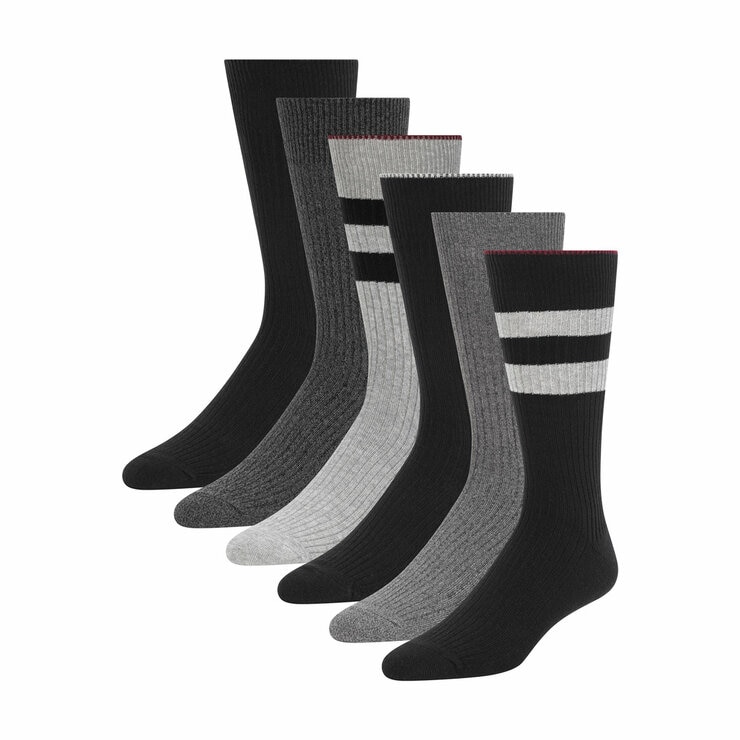 Ted Baker Men's Ribbed Sock 6 Pack