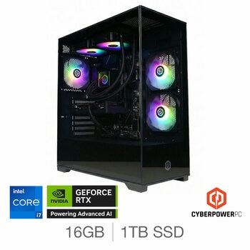 CyberPower, Intel Core i7, 16GB RAM, 1TB SSD, NVIDIA GeForce RTX 5070, Gaming Desktop PC CyberPower, Intel Core i7, 16GB RAM, 1TB SSD, NVIDIA GeForce RTX 5070, Gaming Desktop PC