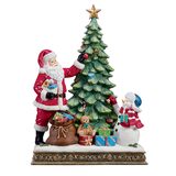 Buy Santa & Snowman w/ Tree Overview Image at Costco.co.uk