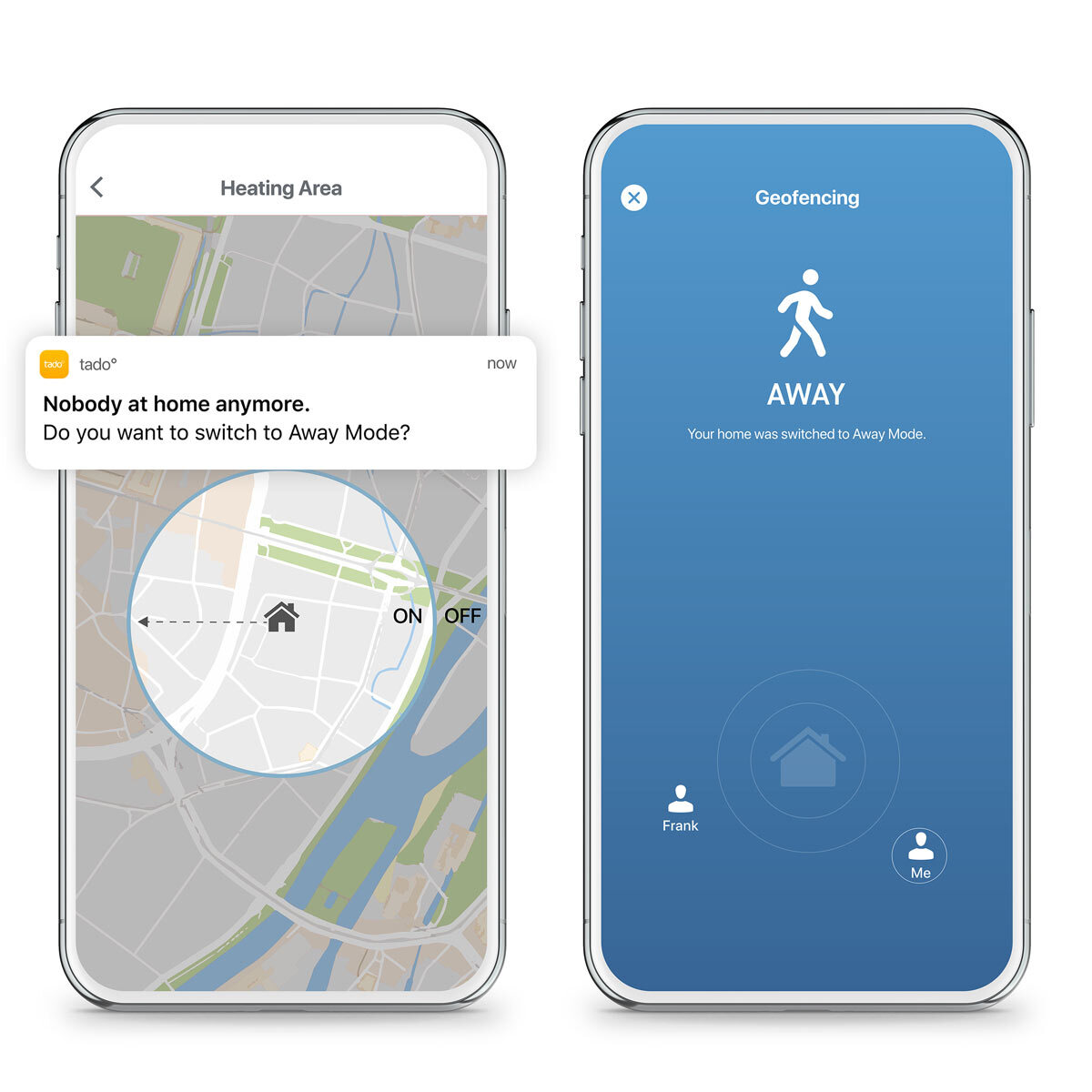 Cut out image of smartphone (not included) running app