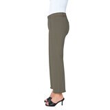 Briggs Ladies Twill Wide Leg Pant in Green