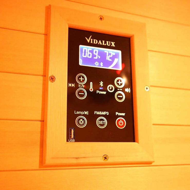 Vidalux Platinum 4 Person Infrared Indoor Sauna