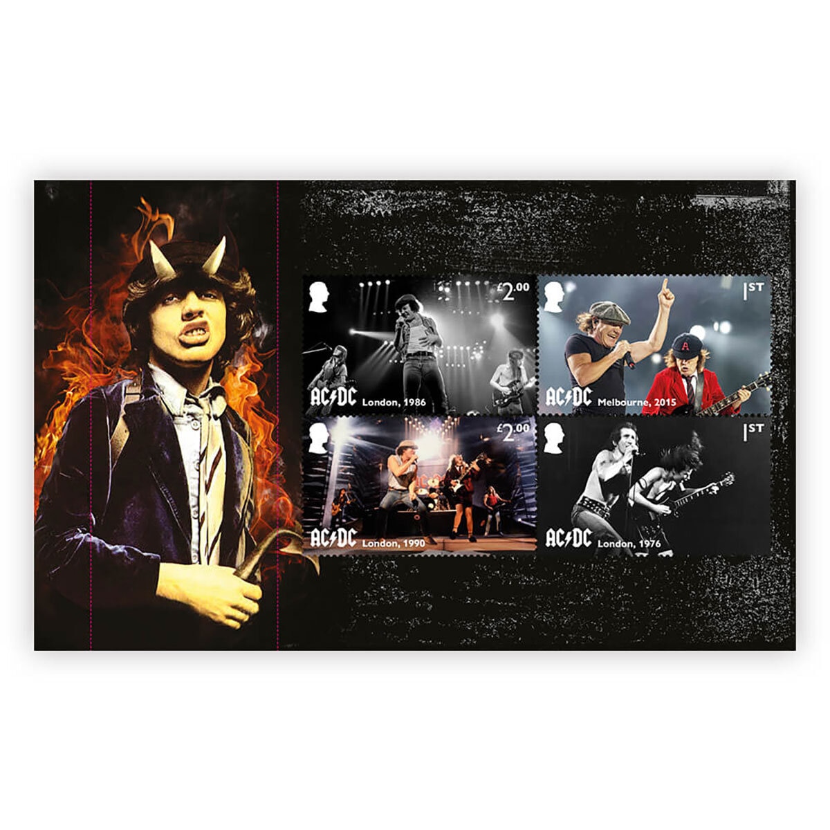 AD/DC Limited Edition Prestige Stamp Book from Royal Mail