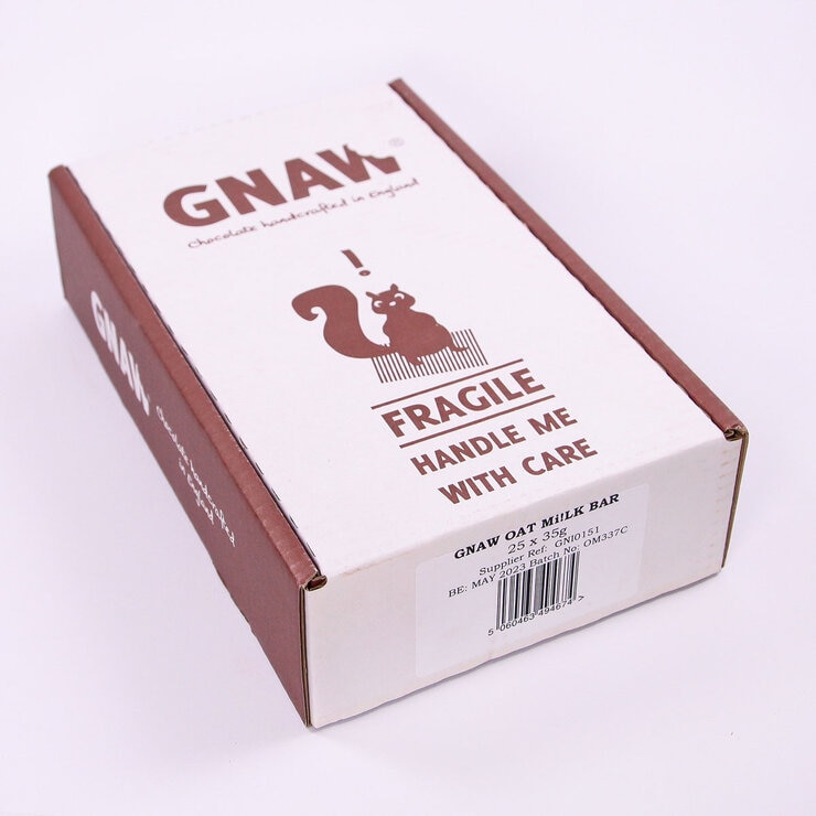 Gnaw Vegan Oat Mi!lk Bars 25 x 35g Gnaw Vegan Oat Mi!lk Bars 25 x 35g