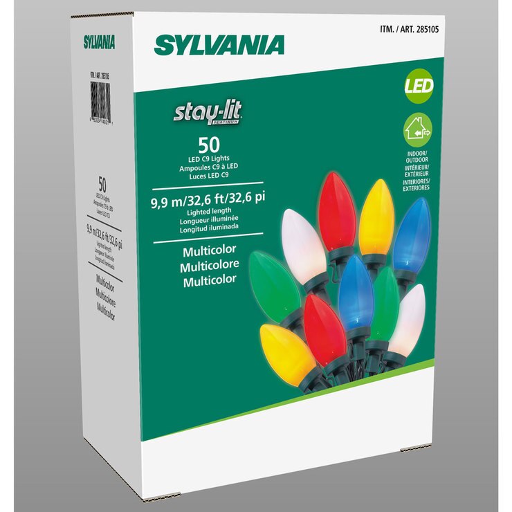 Sylvania Staylit 50 Multi Colour 50 LED Lights Costco UK