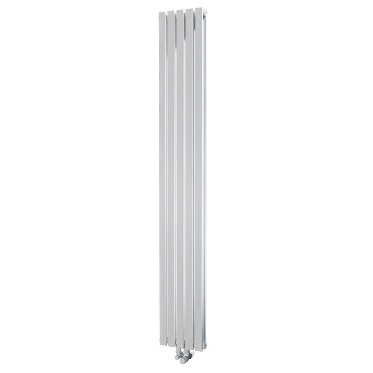 Linear radiator on white background