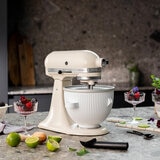 Lifestyle image of KitchenAid Ice Cream Maker attached to stand mixer