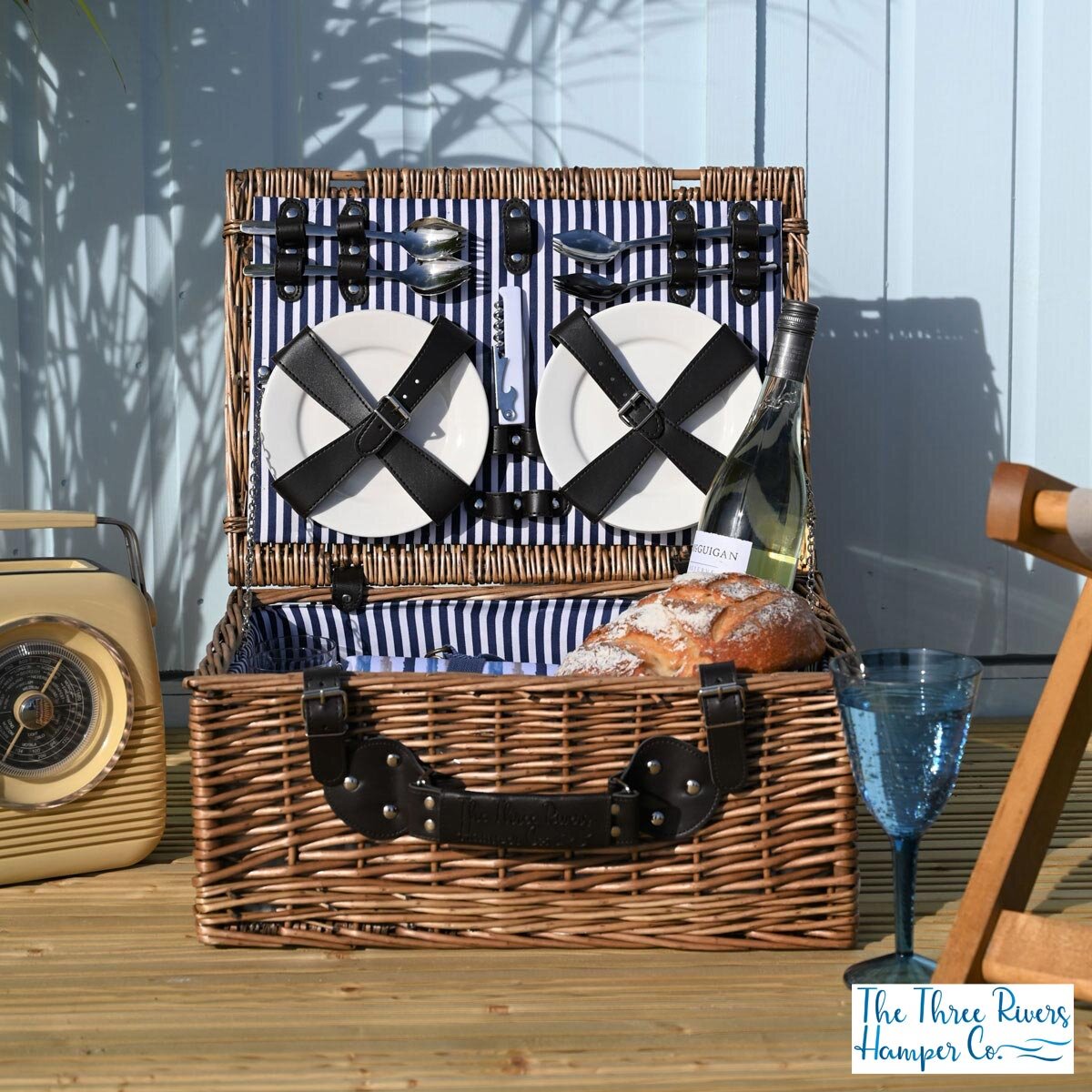 Navigate Three Rivers 4 Person Picnic Basket Costco UK