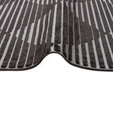 Concept Looms Jazz Black Indoor Outdoor Rug, in 2 Sizes