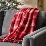 Gallery Heritage Check Faux Mohair Throw in 2 Colours, 130 x 170 cm Gallery Heritage Check Faux Mohair Throw in 2 Colours, 130 x 170 cm