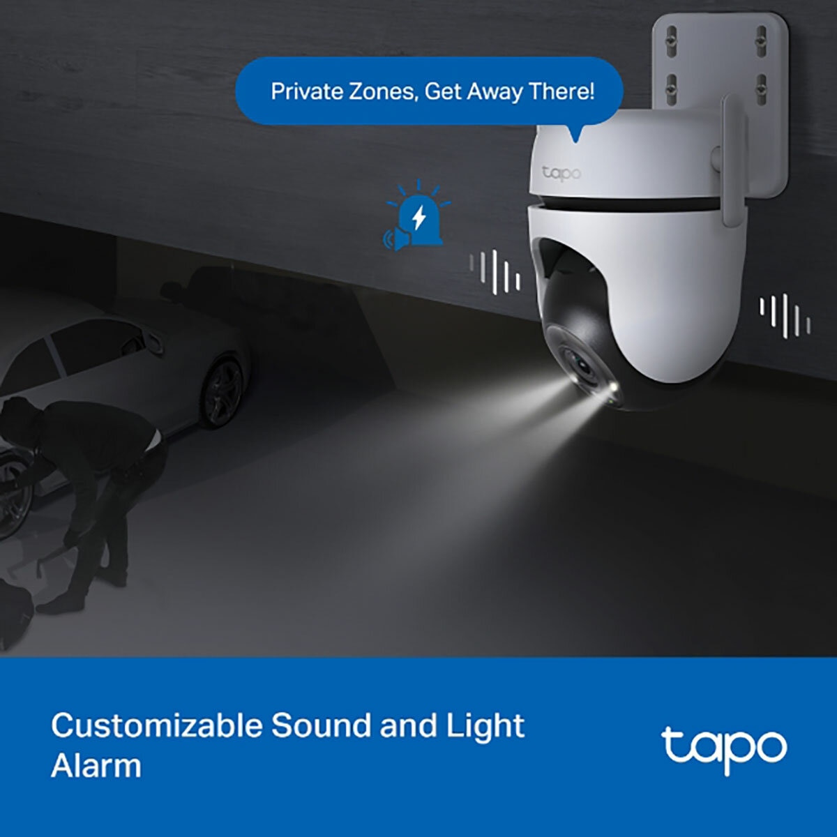 TP-Link Tapo C520WS 2K 4MP Outdoor Pan/Tilt Security Wi-Fi Camera -2 Pack