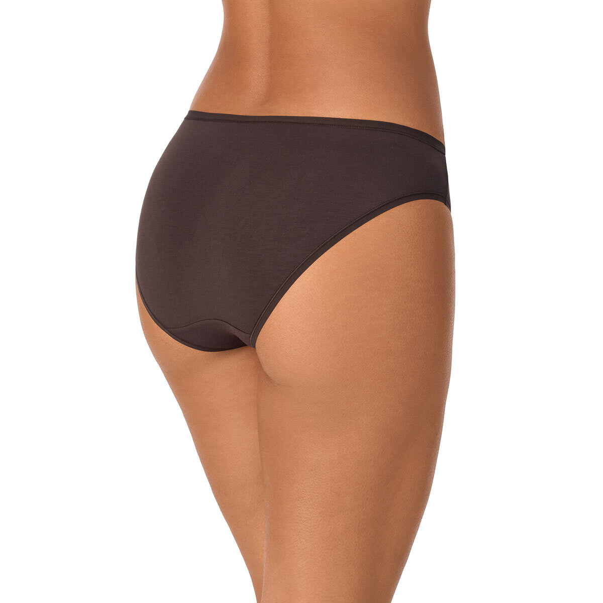 DKNY Women's Modal Bikini Brief 5 Pack in Black
