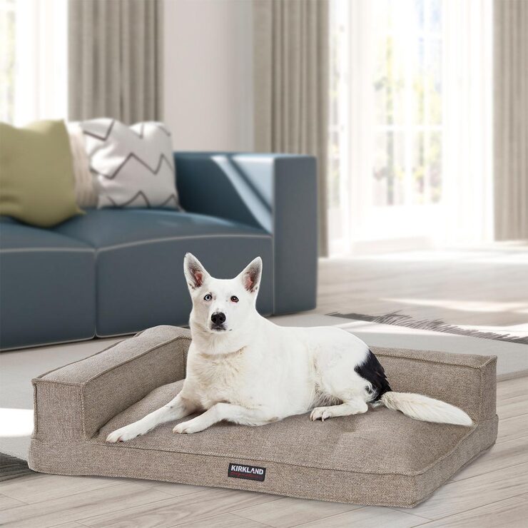 Kirkland Signature Medium Bolster Bed in Brown, 28"x 36"x 9" Kirkland Signature Medium Bolster Bed in Brown, 28"x 36"x 9"