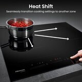 Hisense Hi6 HI6442BSCE 60cm Electric Induction Hob with Area Flex, in Black