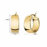 14ct Yellow Gold Hoop Earrings 14ct Yellow Gold Hoop Earrings
