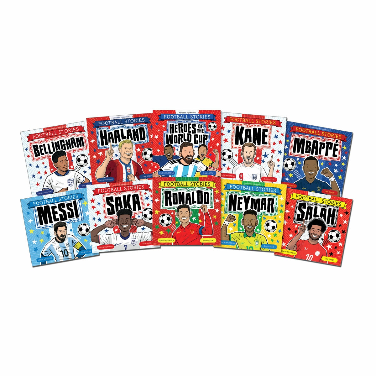 Football Stories x10 Book Ziplock