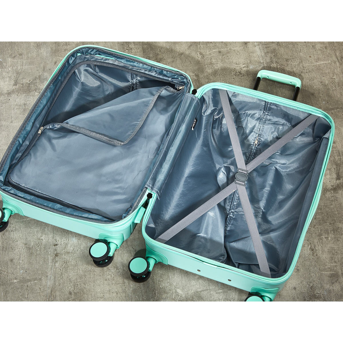 Image for Rock Novo 4PC Luggage Set in Pastel Green