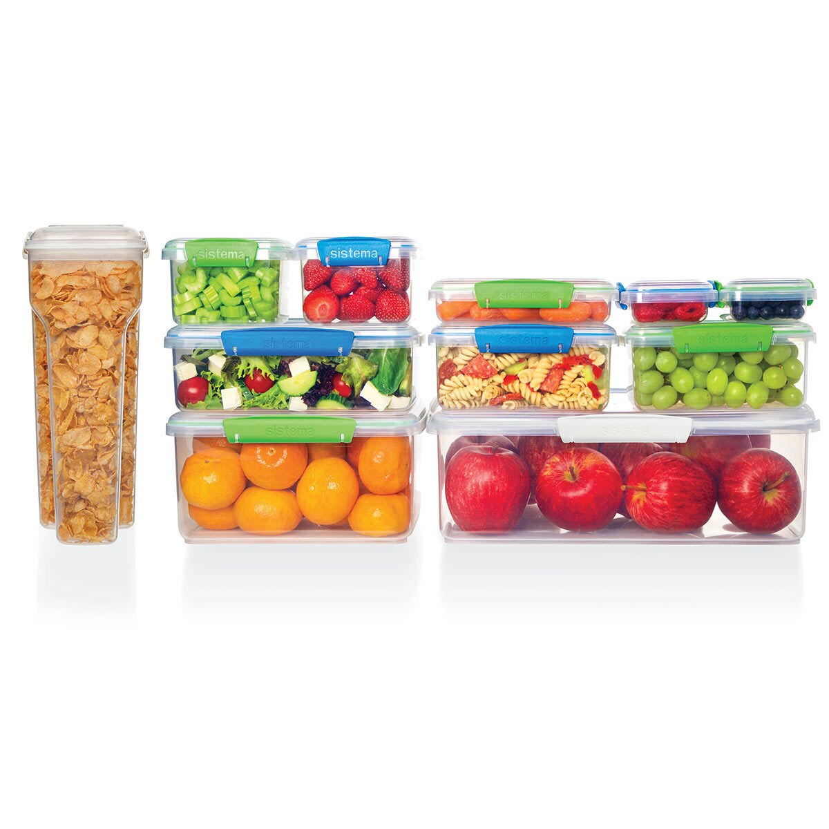 Sistema Food Storage Containers, 11 Piece Set with Lids Costco UK