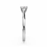 0.50ct Brilliant Cut Diamond Solitaire Ring, Platinum