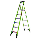 Little Giant 6 Tread Mighty Lite Hi-Viz GRP Fibreglass Step Ladder