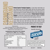 Back of pack label