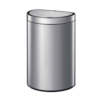 EKO Semi-Round 47L Stainless Steel Motion Sensor Bin 