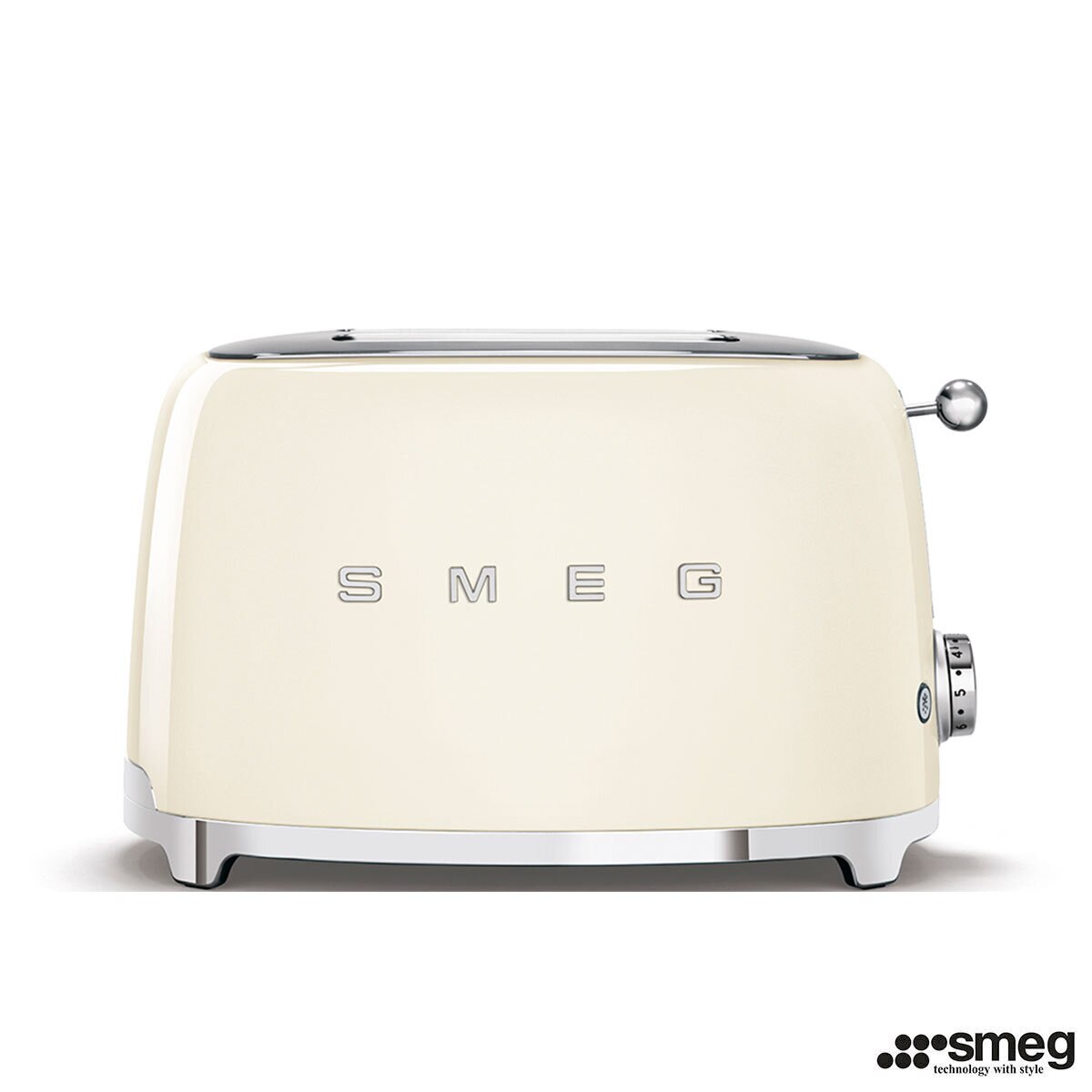 Smeg 2 Slot Toaster in Cream TSF01CRUK Costco UK