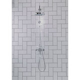 Lifestyle image of shower front on
