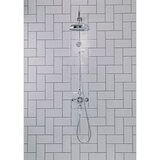 Lifestyle image of shower front on