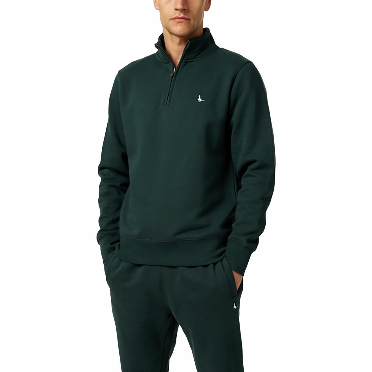 Jack Wills Men's Barchester 1/4 Zip Sweatshirt