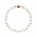 7-7.5mm Akoya Pearl Bracelet, 14ct Yellow Gold 7-7.5mm Akoya Pearl Bracelet, 14ct Yellow Gold