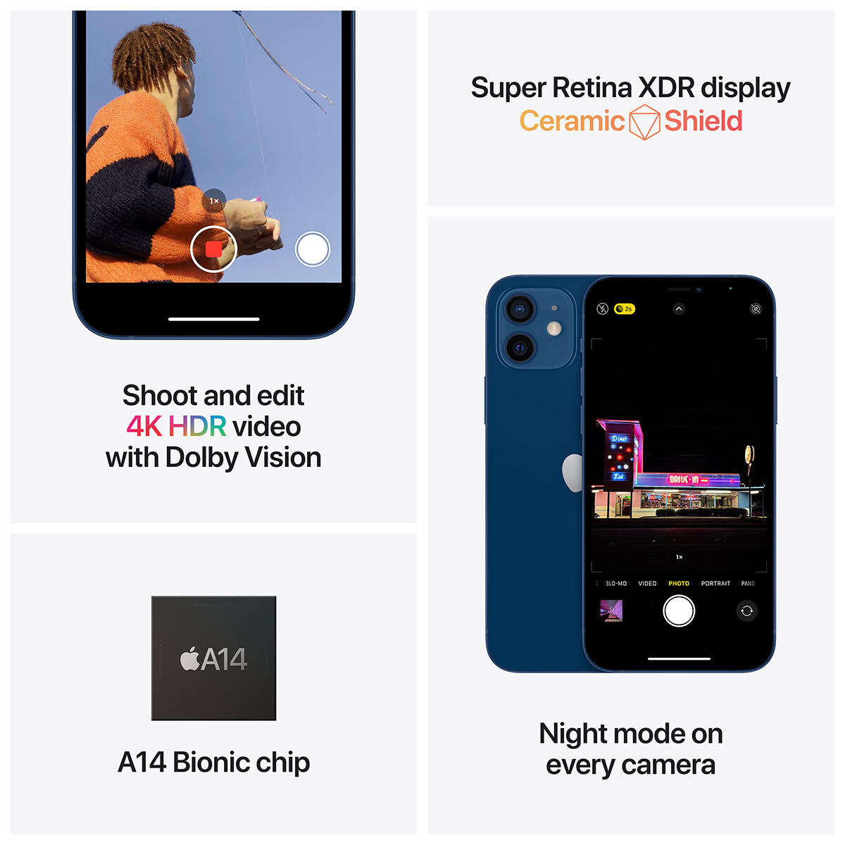 Buy Apple iPhone 12 mini 64GB Sim Free Mobile Phone in Black, MGDX3B/A at costco.co.uk